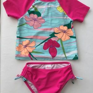 Girls 2 piece Circo swimsuit